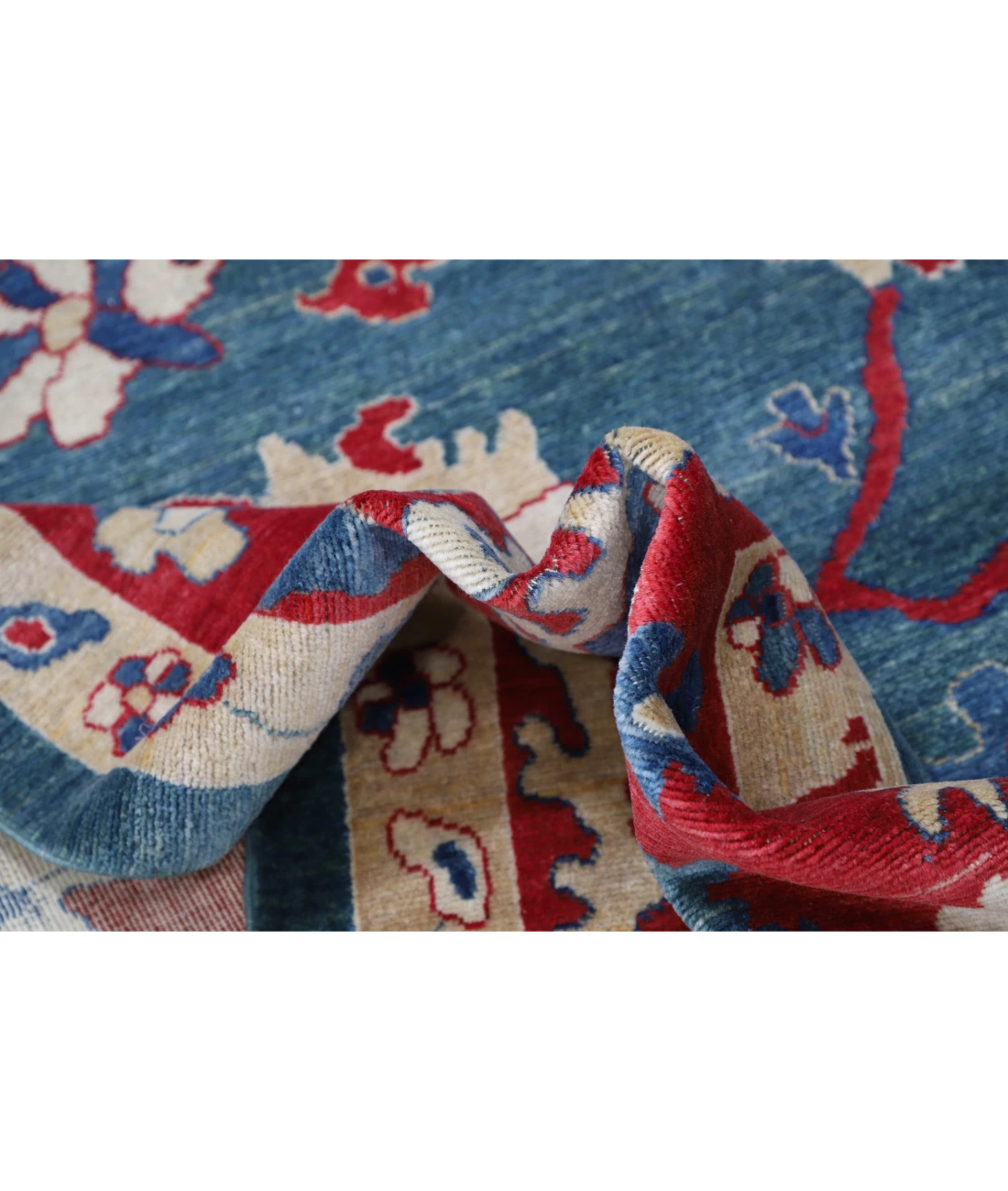 Power Loomed Lily Wool Rug 8' 11" X 12' 0" 8' 11" X 12' 0" (272 X 366) / Green / Red