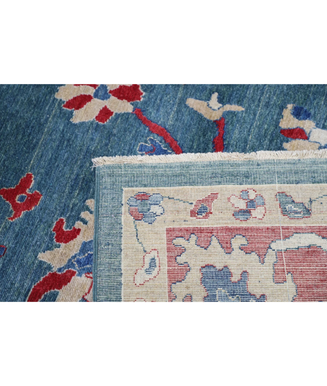 Power Loomed Lily Wool Rug 8' 11" X 12' 0" 8' 11" X 12' 0" (272 X 366) / Green / Red