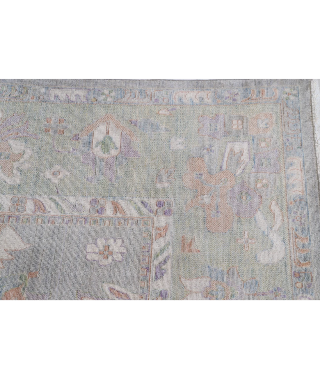 Power Loomed Lily Wool Rug 8' 10" X 11' 11" 8' 10" X 11' 11" (269 X 363) / Grey / Green