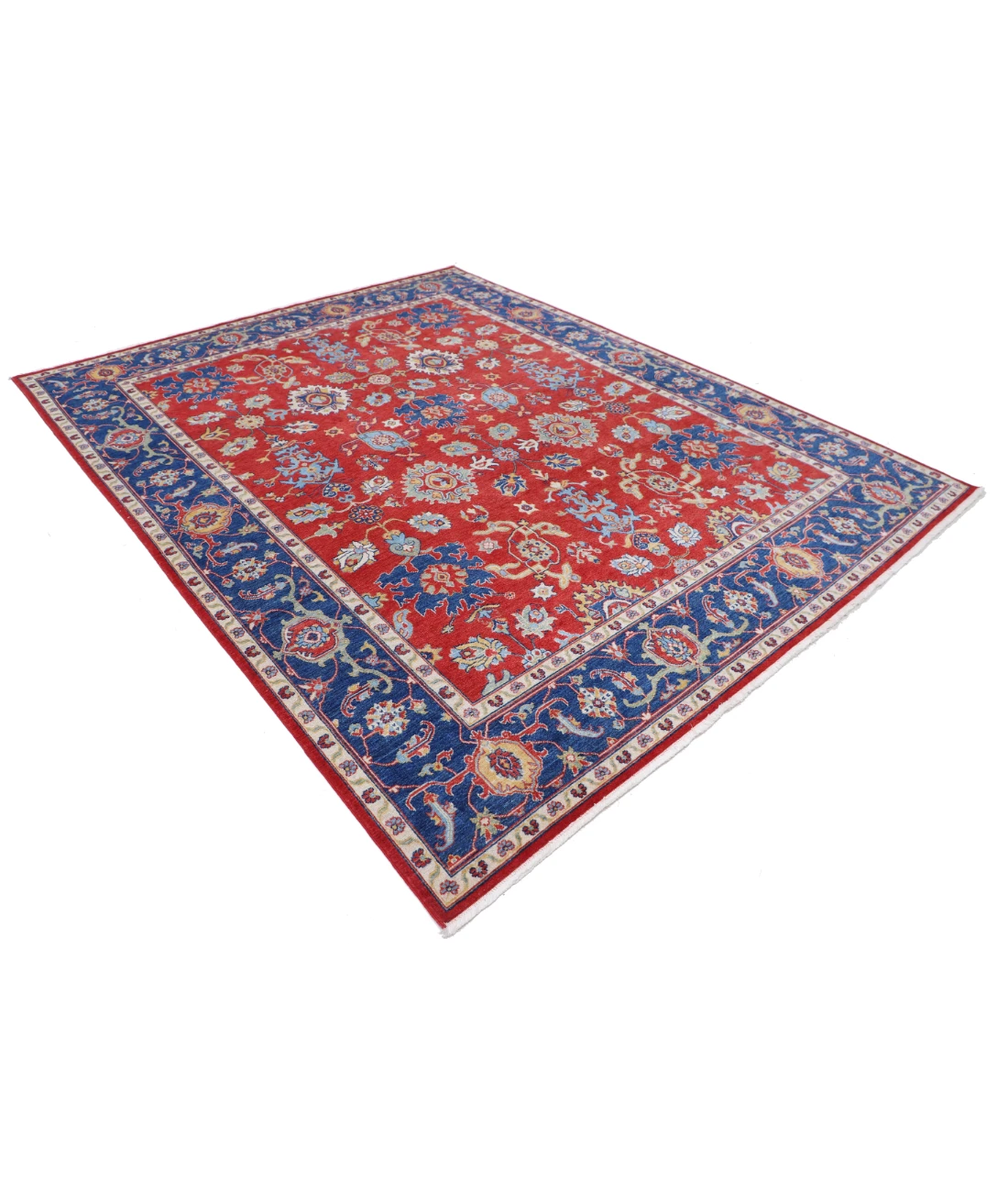 Power Loomed Mahal Wool Rug 7' 10" X 10' 1" 7' 10" X 10' 1" (239 X 307) / Grey / Grey