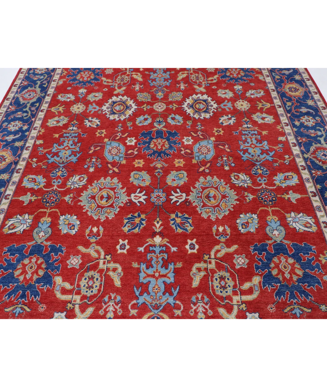 Power Loomed Mahal Wool Rug 7' 10" X 10' 1" 7' 10" X 10' 1" (239 X 307) / Grey / Grey