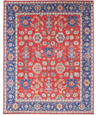 Power Loomed Mahal Wool Rug 7' 10" X 10' 1" 7' 10" X 10' 1" (239 X 307) / Grey / Grey