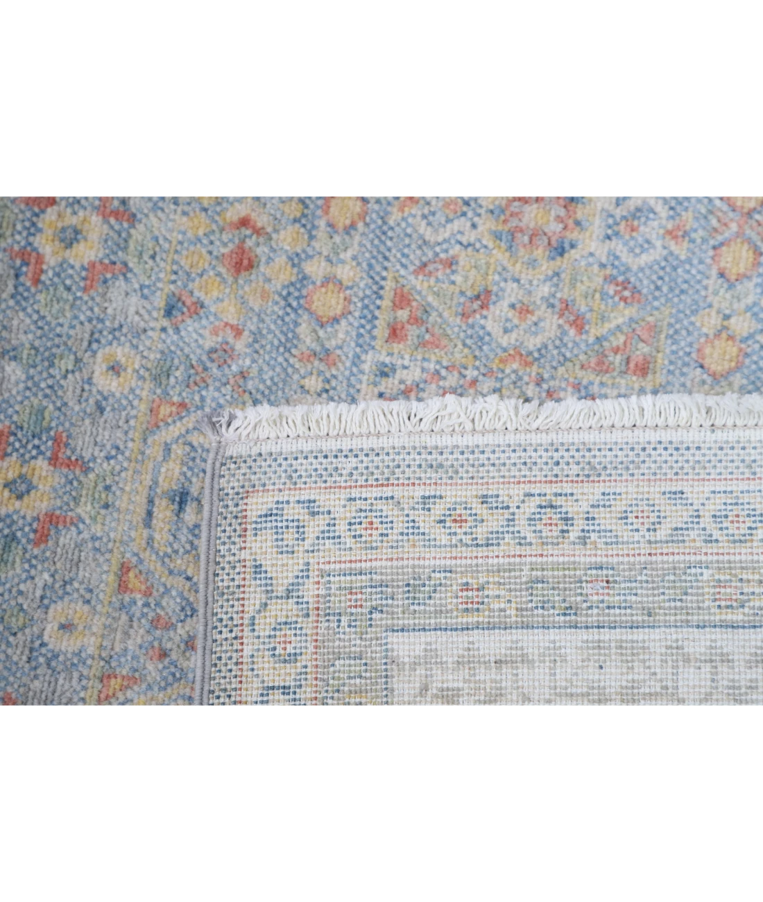 Power Loomed Mamluk Wool Rug 8' 10" X 11' 10" 8' 10" X 11' 10" (269 X 361) / Blue / Ivory