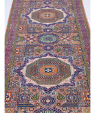 Power Loomed Mamluk Wool Rug 2' 11" X 31' 2" 2' 11" X 31' 2" (89 X 950) / Red / Ivory
