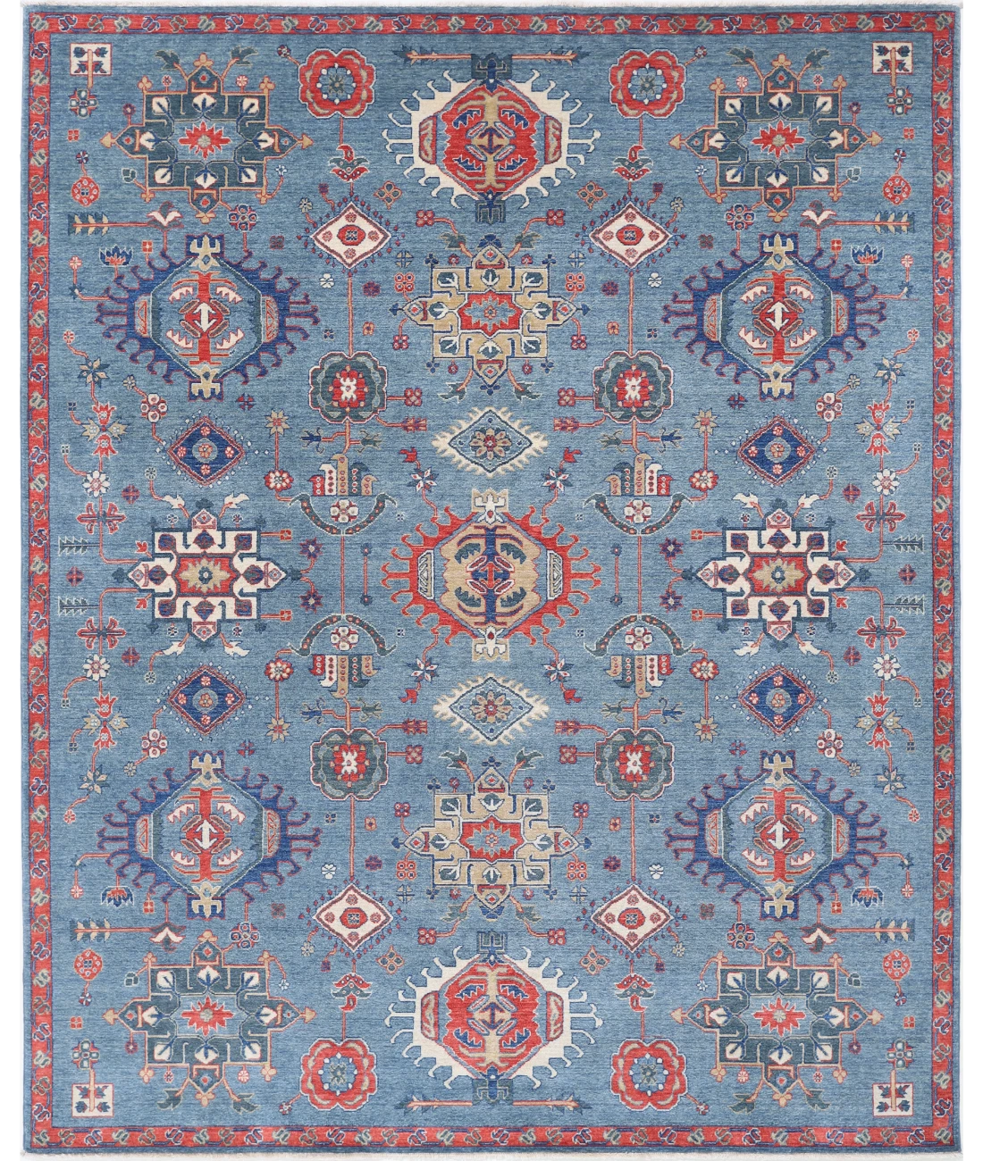 Power Loomed Pasha Wool Rug 8' 0" X 10' 0" 8' 0" X 10' 0" (244 X 305) / Grey / Green