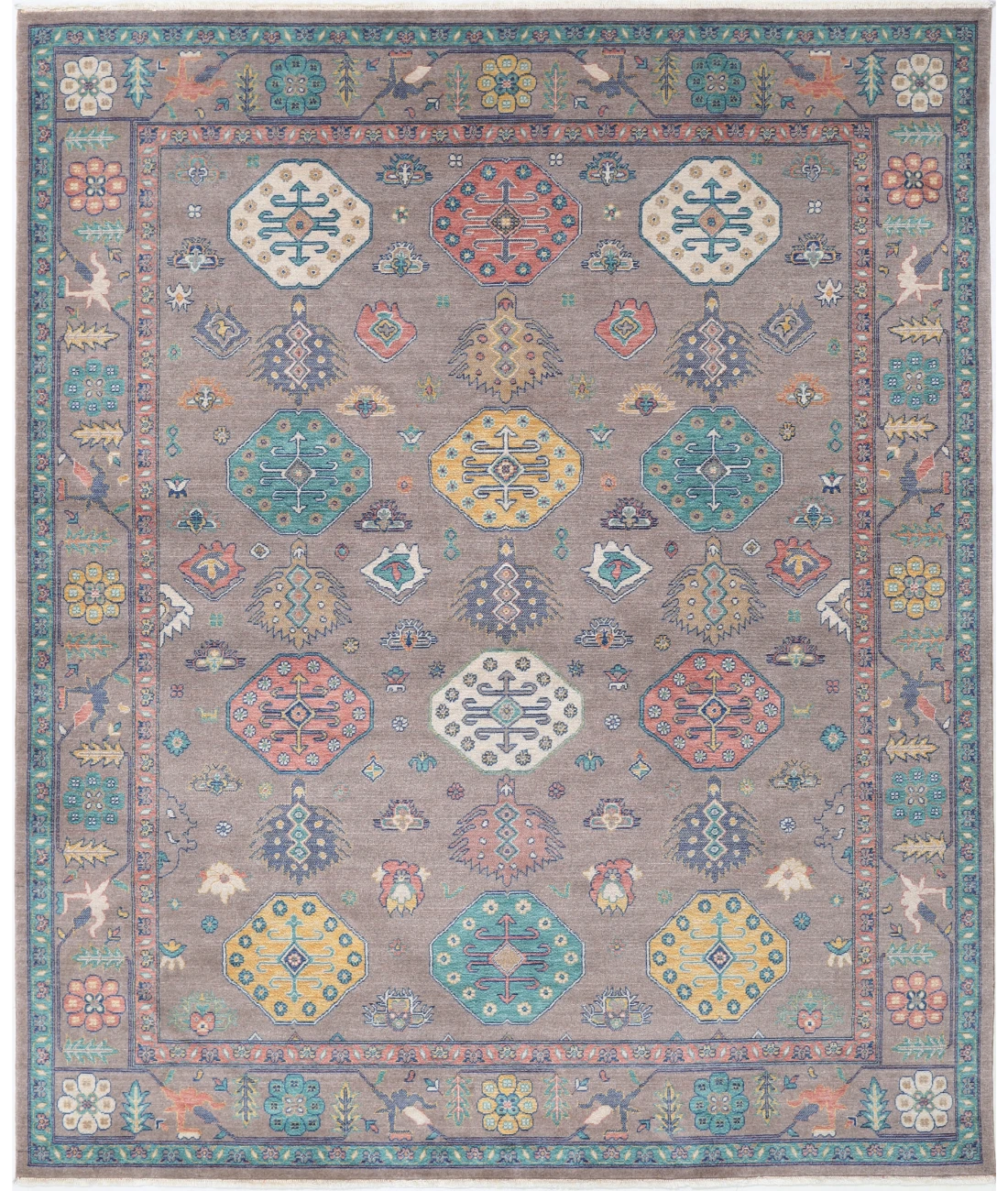 Power Loomed Pasha Wool Rug 7' 11" X 10' 0" 7' 11" X 10' 0" (241 X 305) / Brown / Brown