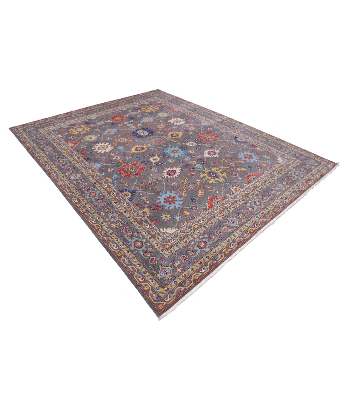 Power Loomed Pasha Wool Rug 7' 11" X 10' 0" 7' 11" X 10' 0" (241 X 305) / Grey / Grey