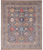 Power Loomed Pasha Wool Rug 7' 11" X 10' 0" 7' 11" X 10' 0" (241 X 305) / Grey / Grey