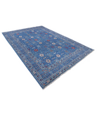 Power Loomed Pasha Wool Rug 8' 1" X 11' 7" 8' 1" X 11' 7" (246 X 353) / Blue / Blue