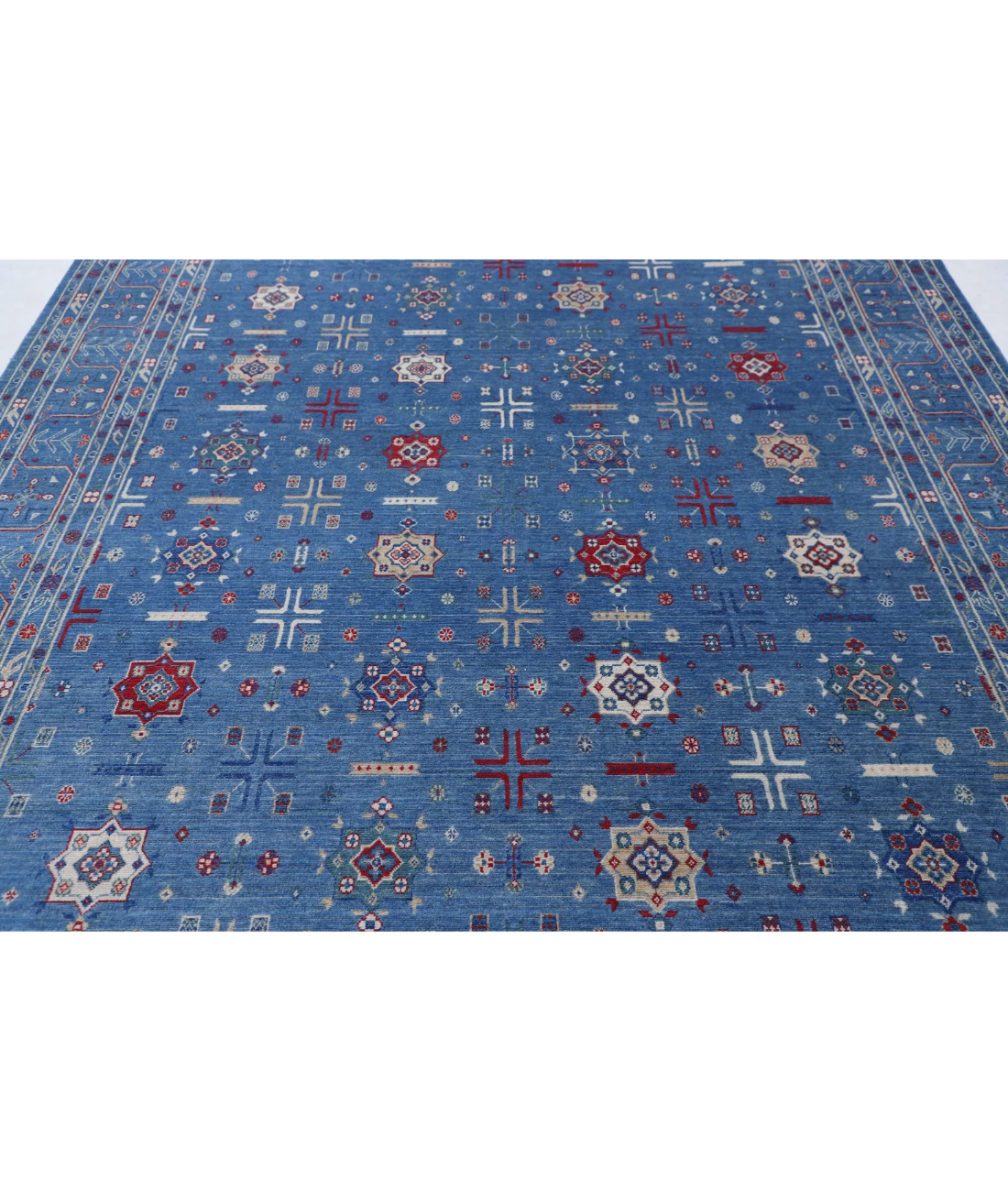 Power Loomed Pasha Wool Rug 8' 1" X 11' 7" 8' 1" X 11' 7" (246 X 353) / Blue / Blue