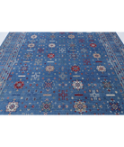 Power Loomed Pasha Wool Rug 8' 1" X 11' 7" 8' 1" X 11' 7" (246 X 353) / Blue / Blue