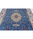 Power Loomed Pasha Wool Rug 7' 2" X 9' 5" 7' 2" X 9' 5" (219 X 287) / Blue / Ivory