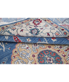 Power Loomed Pasha Wool Rug 7' 2" X 9' 5" 7' 2" X 9' 5" (219 X 287) / Blue / Ivory