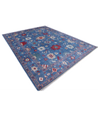 Power Loomed Pasha Wool Rug 9' 3" X 12' 0" 9' 3" X 12' 0" (282 X 366) / Blue / Blue