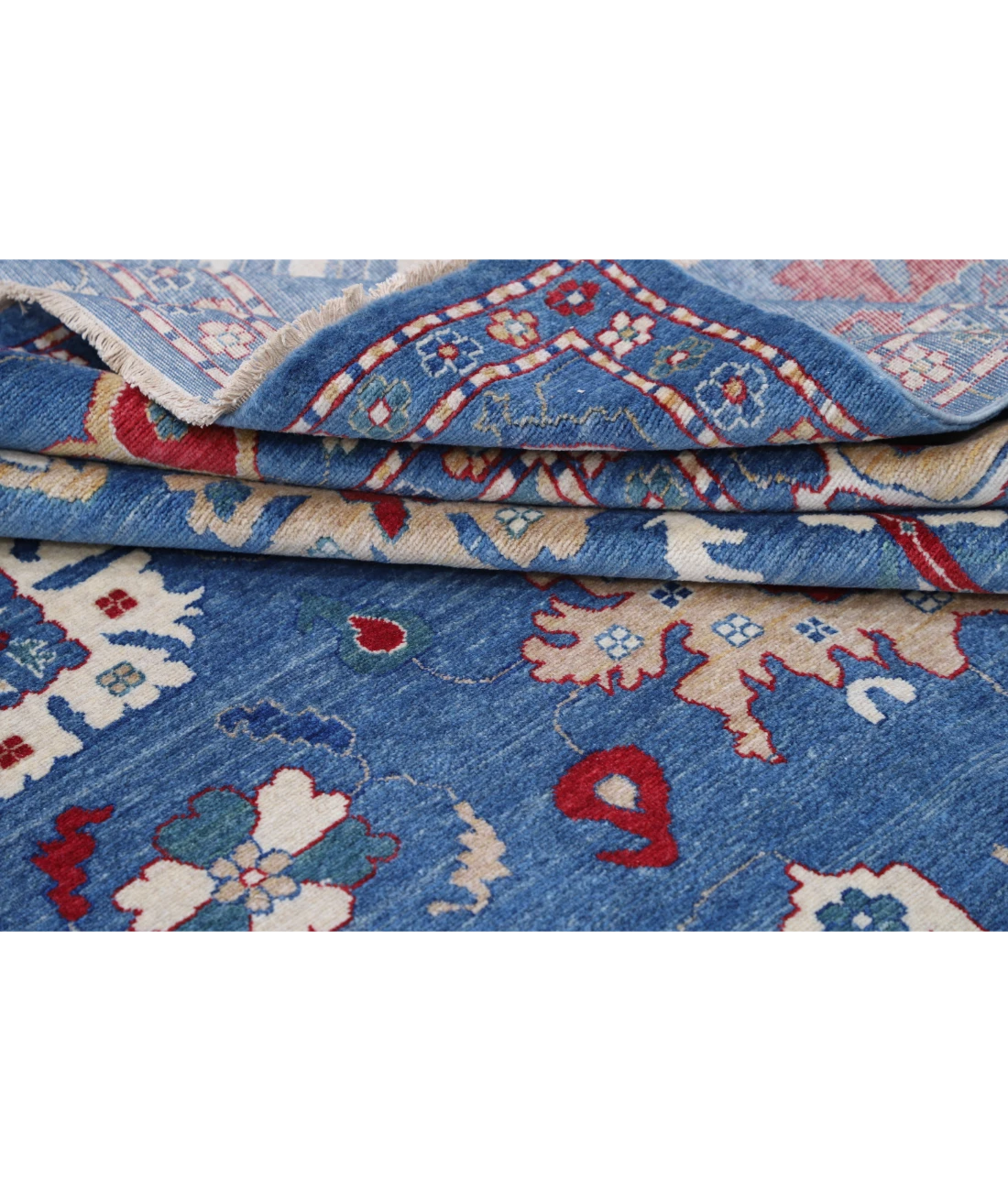 Power Loomed Pasha Wool Rug 9' 3" X 12' 0" 9' 3" X 12' 0" (282 X 366) / Blue / Blue