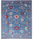 Power Loomed Pasha Wool Rug 9' 3" X 12' 0" 9' 3" X 12' 0" (282 X 366) / Blue / Blue