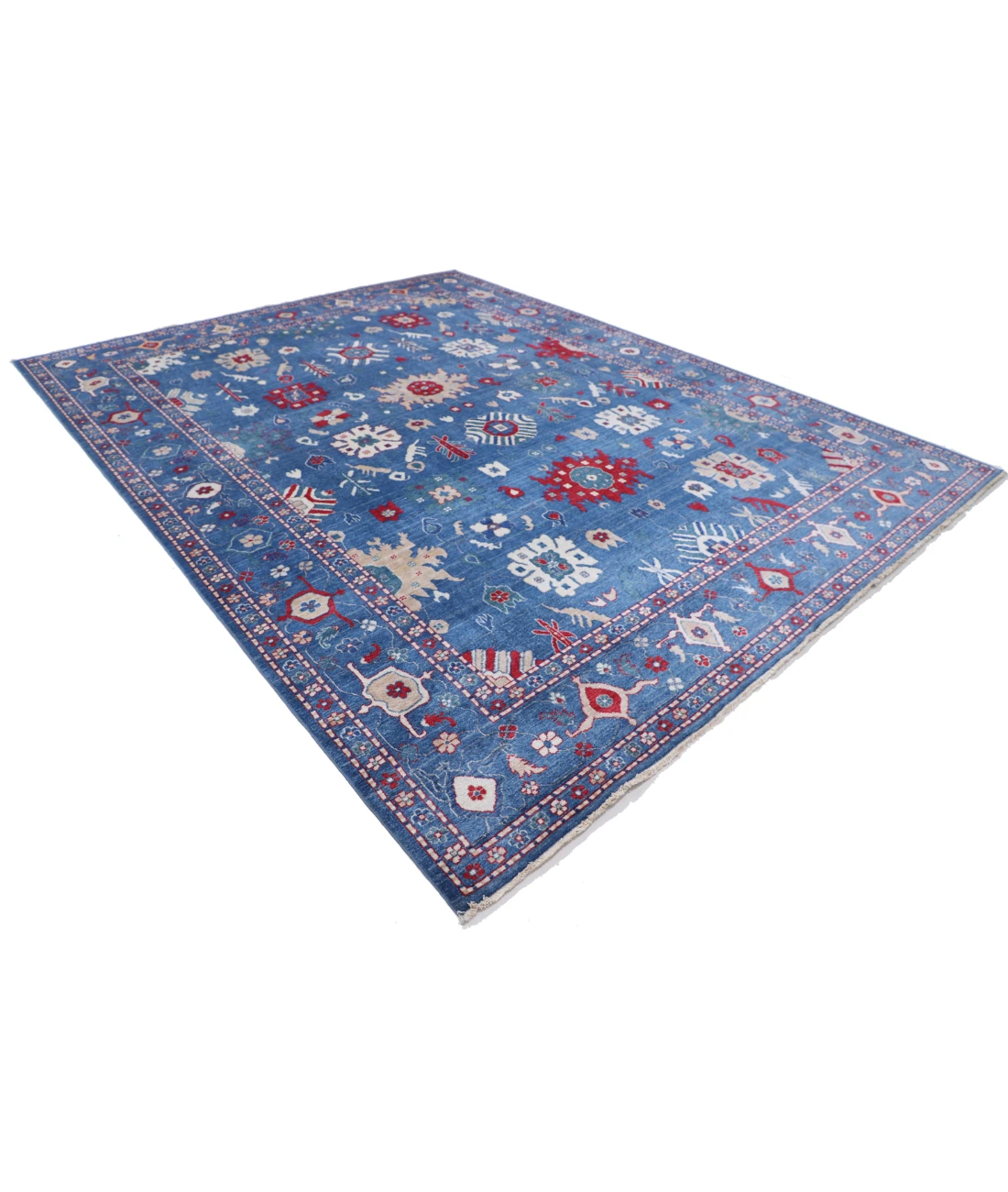 Power Loomed Pasha Wool Rug 9' 4" X 12' 0" 9' 4" X 12' 0" (284 X 366) / Blue / Blue