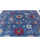 Power Loomed Pasha Wool Rug 9' 4" X 12' 0" 9' 4" X 12' 0" (284 X 366) / Blue / Blue