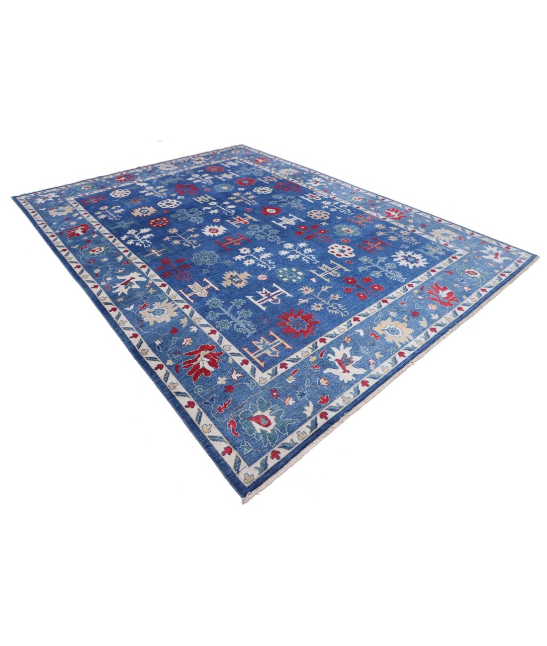 Power Loomed Pasha Wool Rug 8' 10" X 11' 10" 8' 10" X 11' 10" (269 X 361) / Blue / Blue