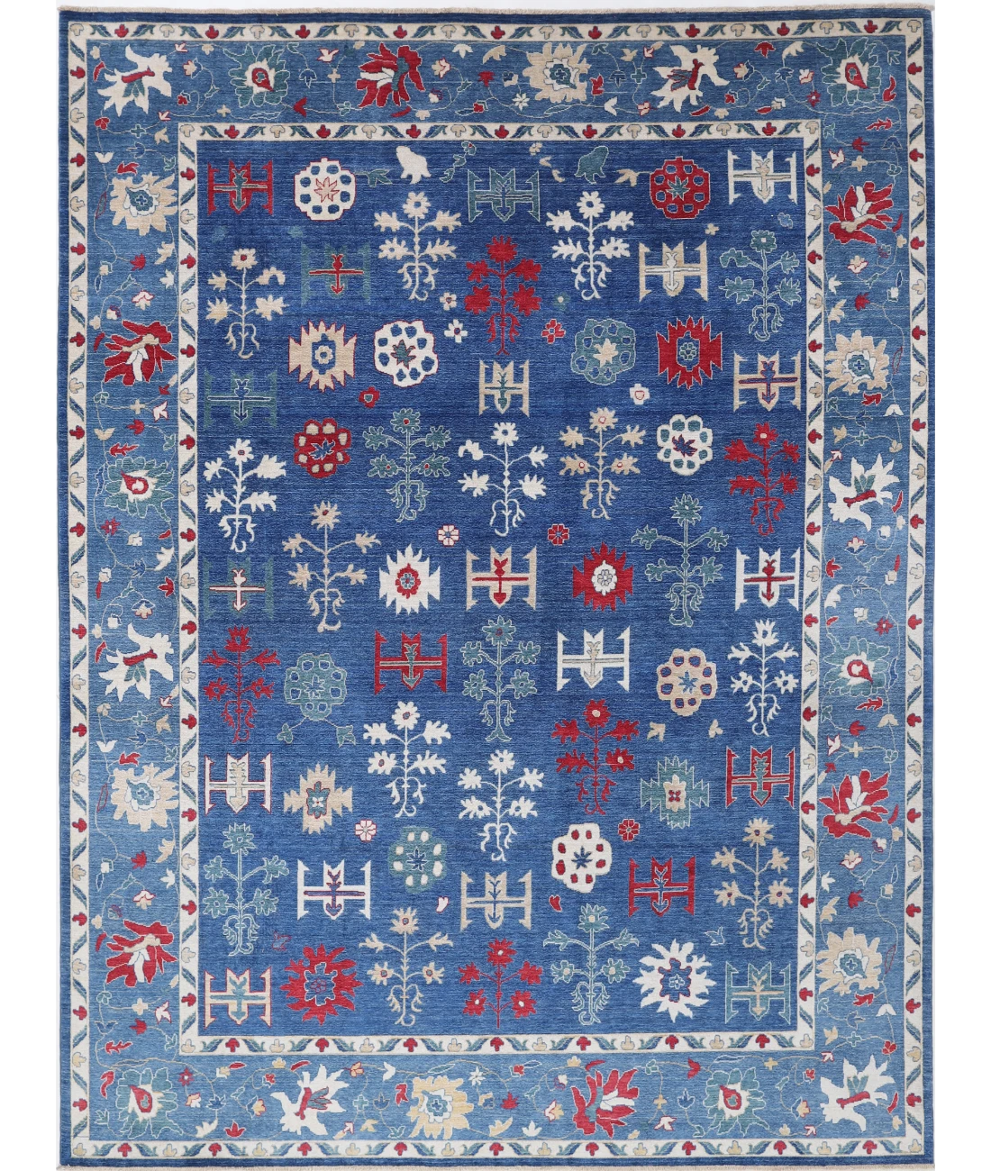 Power Loomed Pasha Wool Rug 8' 10" X 11' 10" 8' 10" X 11' 10" (269 X 361) / Blue / Blue