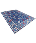 Power Loomed Pasha Wool Rug 8' 10" X 12' 0" 8' 10" X 12' 0" (269 X 366) / Blue / Blue