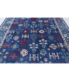 Power Loomed Pasha Wool Rug 8' 10" X 12' 0" 8' 10" X 12' 0" (269 X 366) / Blue / Blue