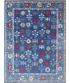 Power Loomed Pasha Wool Rug 8' 10" X 12' 0" 8' 10" X 12' 0" (269 X 366) / Blue / Blue