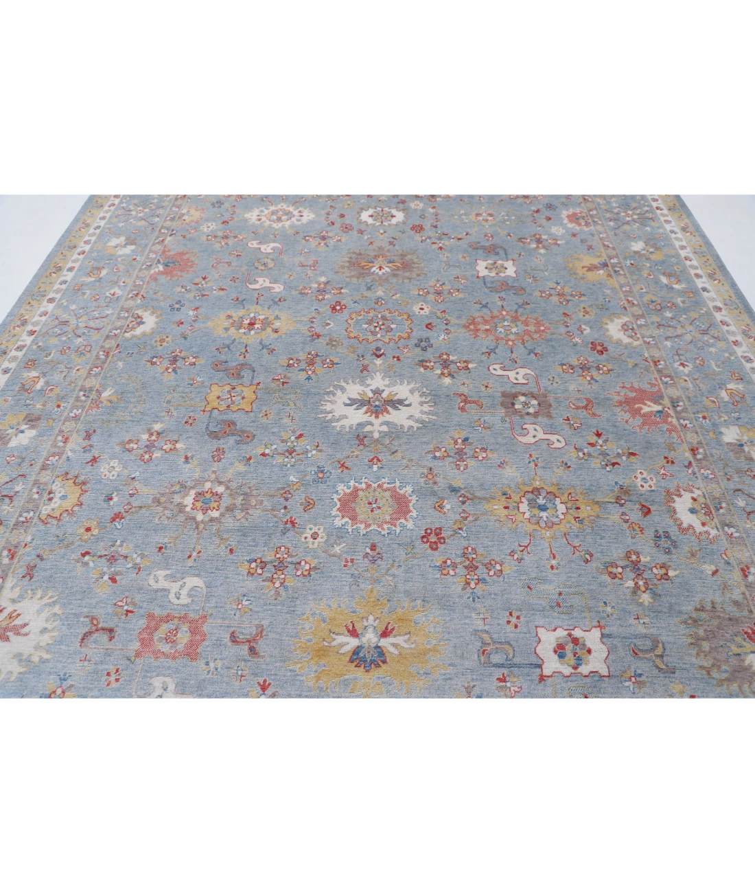 Power Loomed Pasha Wool Rug 8' 11" X 11' 10" 8' 11" X 11' 10" (272 X 361) / Blue / Blue