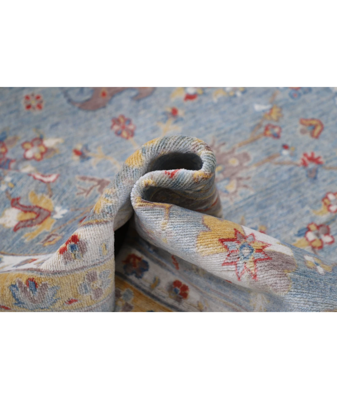 Power Loomed Pasha Wool Rug 8' 11" X 11' 10" 8' 11" X 11' 10" (272 X 361) / Blue / Blue