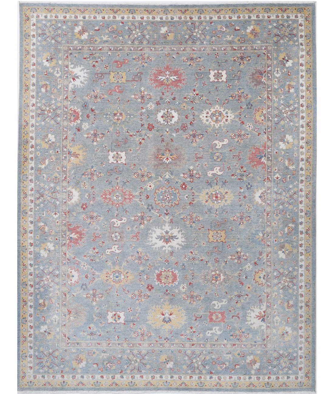 Power Loomed Pasha Wool Rug 8' 11" X 11' 10" 8' 11" X 11' 10" (272 X 361) / Blue / Blue