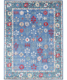 Power Loomed Pasha Wool Rug 8' 11" X 11' 11" 8' 11" X 11' 11" (272 X 363) / Blue / Green