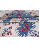 Power Loomed Pasha Wool Rug 9' 2" X 12' 0" 9' 2" X 12' 0" (280 X 366) / Ivory / Blue
