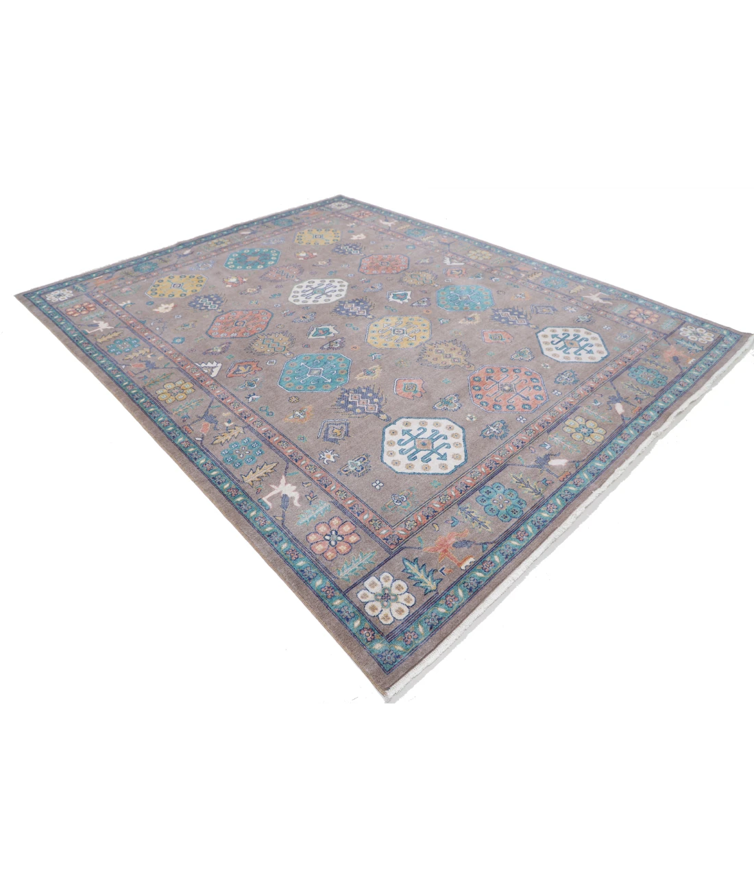 Power Loomed Pasha Wool Rug 8' 0" X 9' 11" 8' 0" X 9' 11" (244 X 302) / Brown / Brown