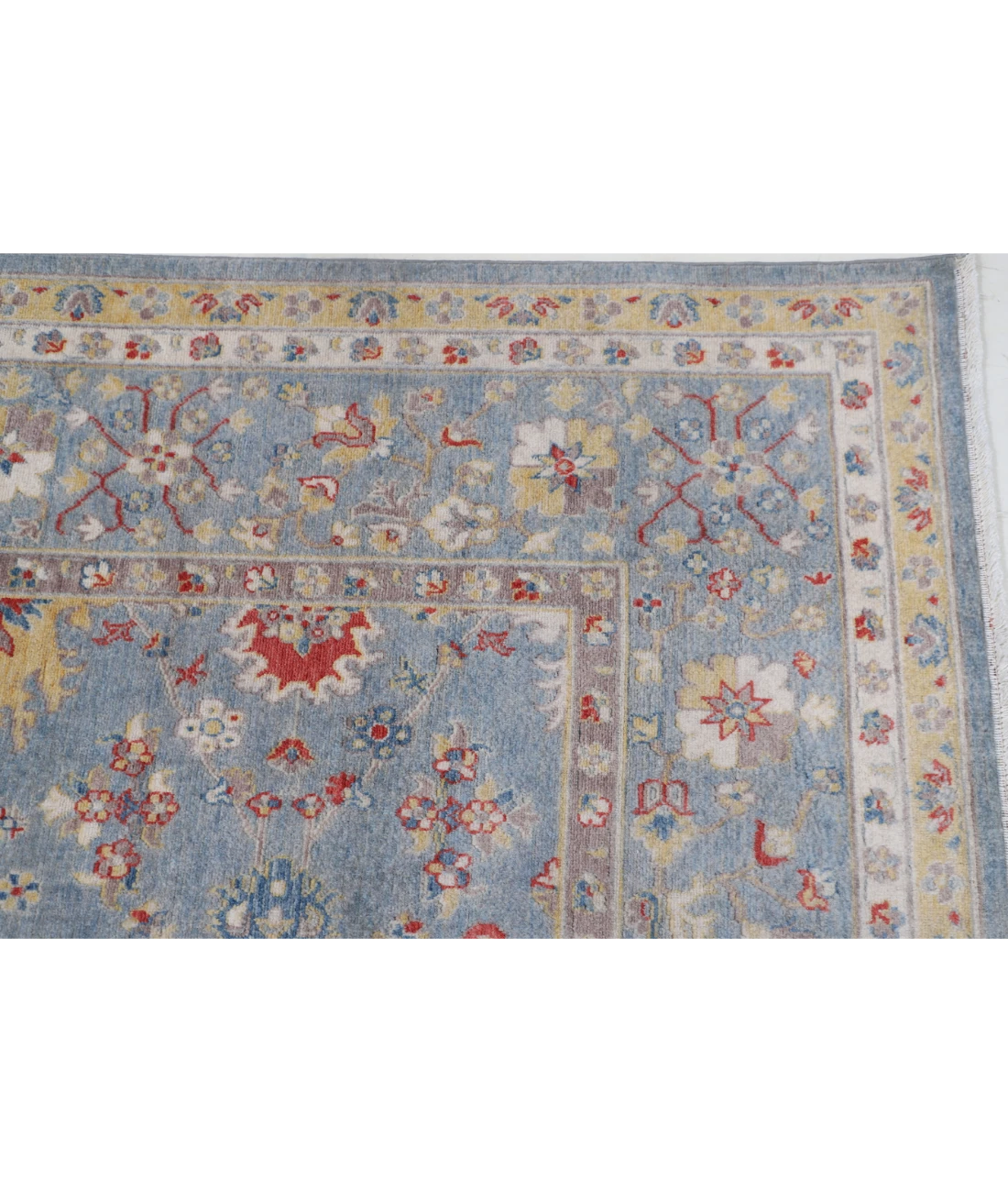 Power Loomed Pasha Wool Rug 8' 1" X 10' 1" 8' 1" X 10' 1" (246 X 307) / Blue / Blue