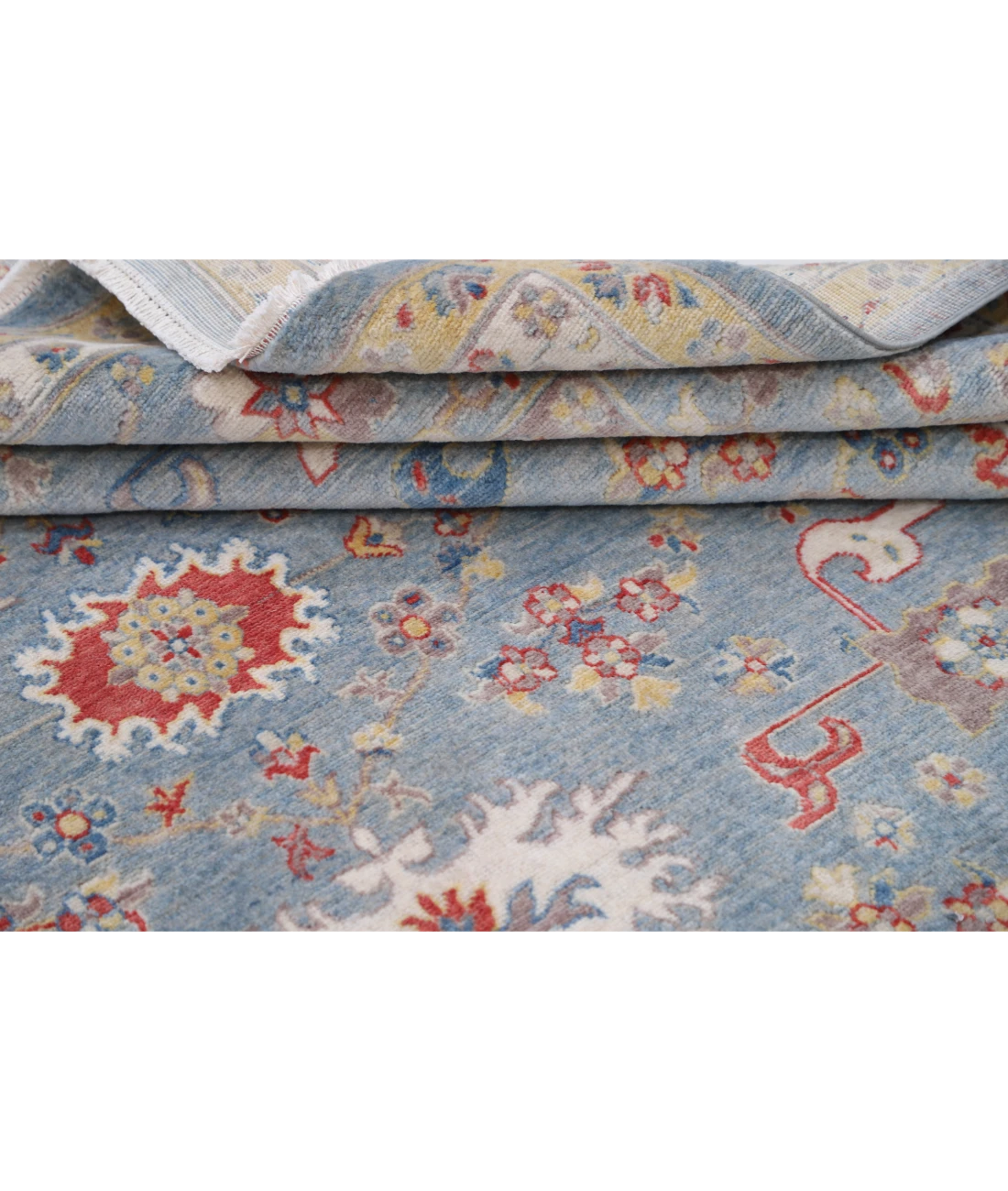 Power Loomed Pasha Wool Rug 8' 1" X 10' 1" 8' 1" X 10' 1" (246 X 307) / Blue / Blue