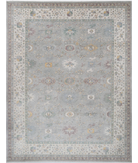 Power Loomed Pasha Wool Rug 9' 0" X 12' 0" 9' 0" X 12' 0" (274 X 366) / Grey / Ivory