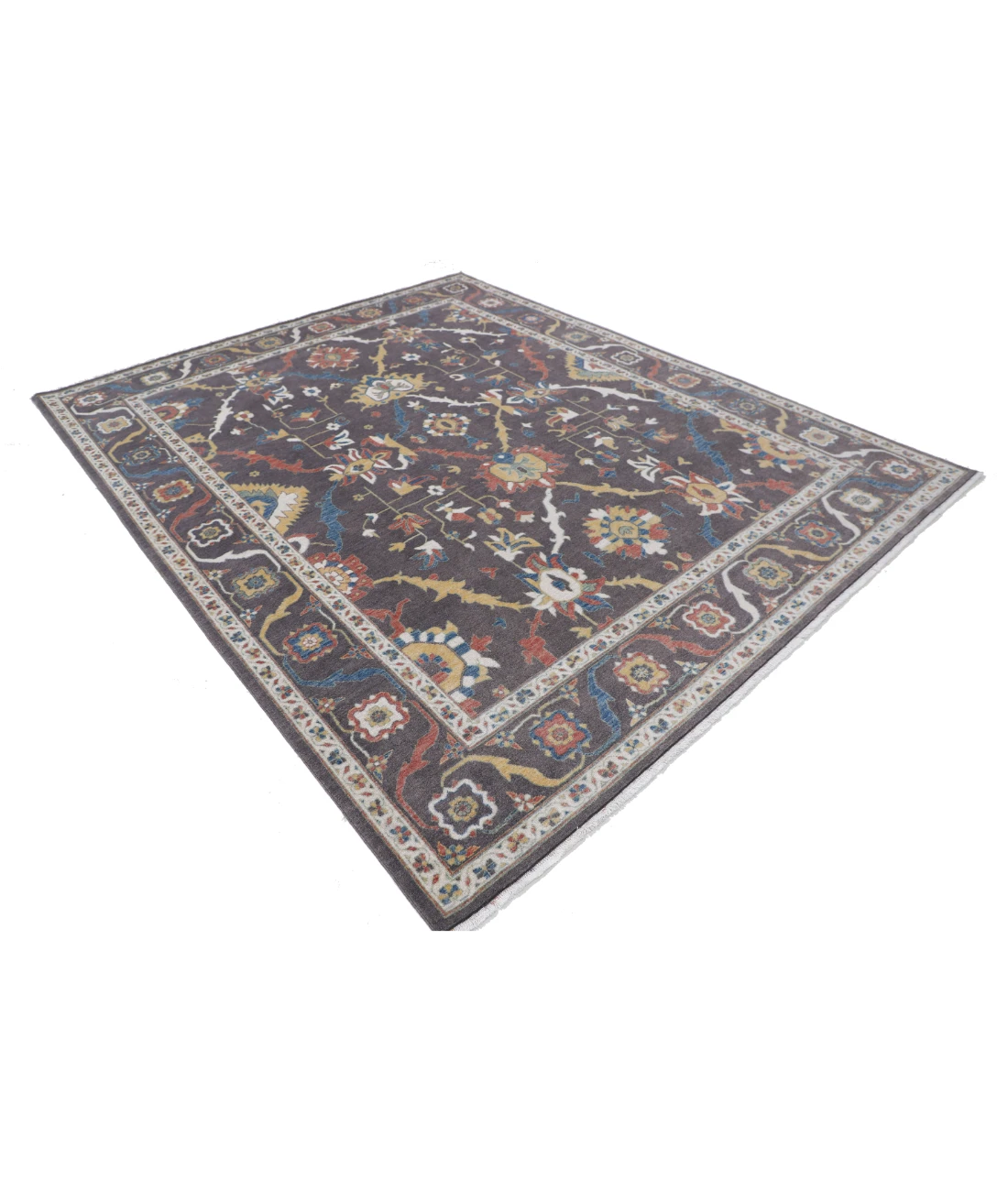 Power Loomed Pasha Wool Rug 8' 0" X 9' 10" 8' 0" X 9' 10" (244 X 300) / Brown / Brown