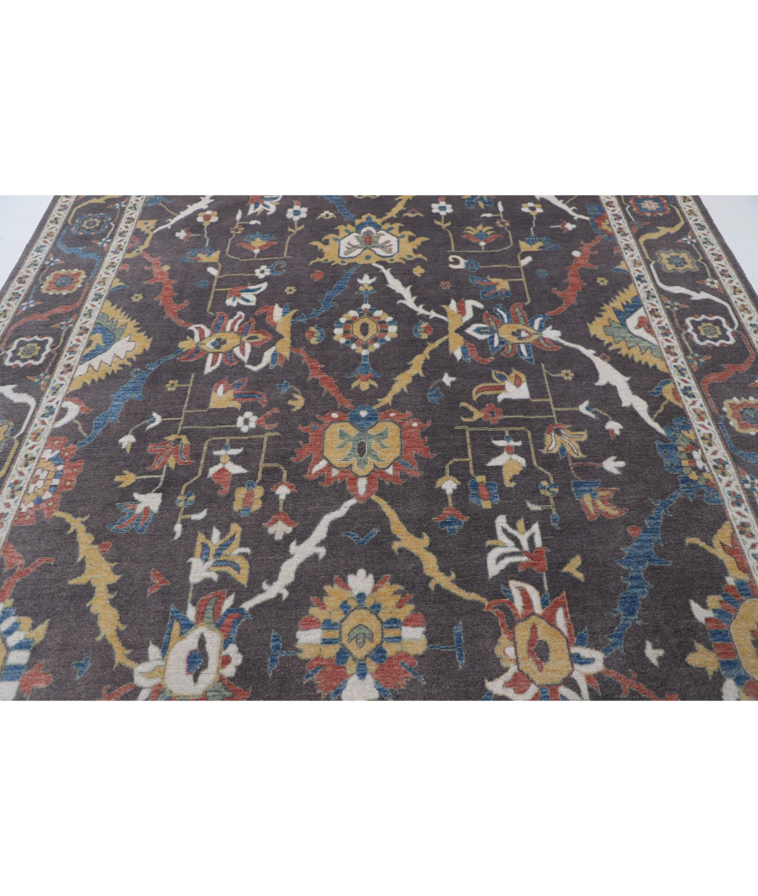 Power Loomed Pasha Wool Rug 8' 0" X 9' 10" 8' 0" X 9' 10" (244 X 300) / Brown / Brown