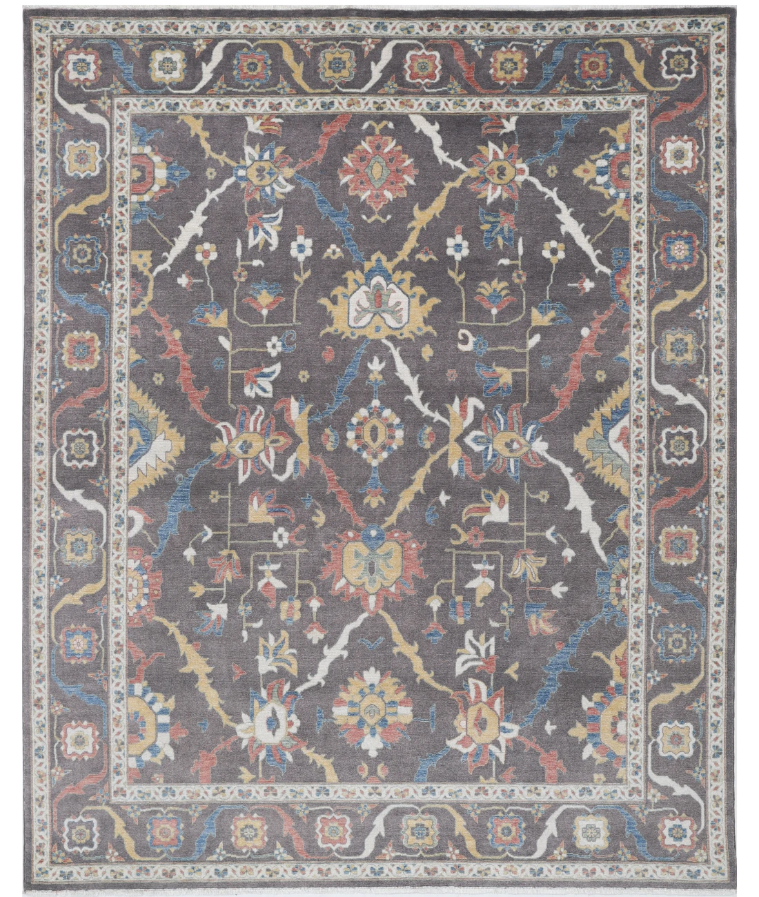 Power Loomed Pasha Wool Rug 8' 0" X 9' 10" 8' 0" X 9' 10" (244 X 300) / Brown / Brown
