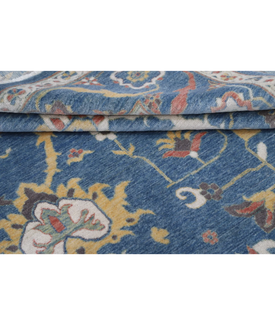 Power Loomed Pasha Wool Rug 8' 0" X 9' 11" 8' 0" X 9' 11" (244 X 302) / Blue / Blue