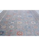 Power Loomed Pasha Wool Rug 11' 10" X 14' 9" 11' 10" X 14' 9" (361 X 450) / Blue / Blue