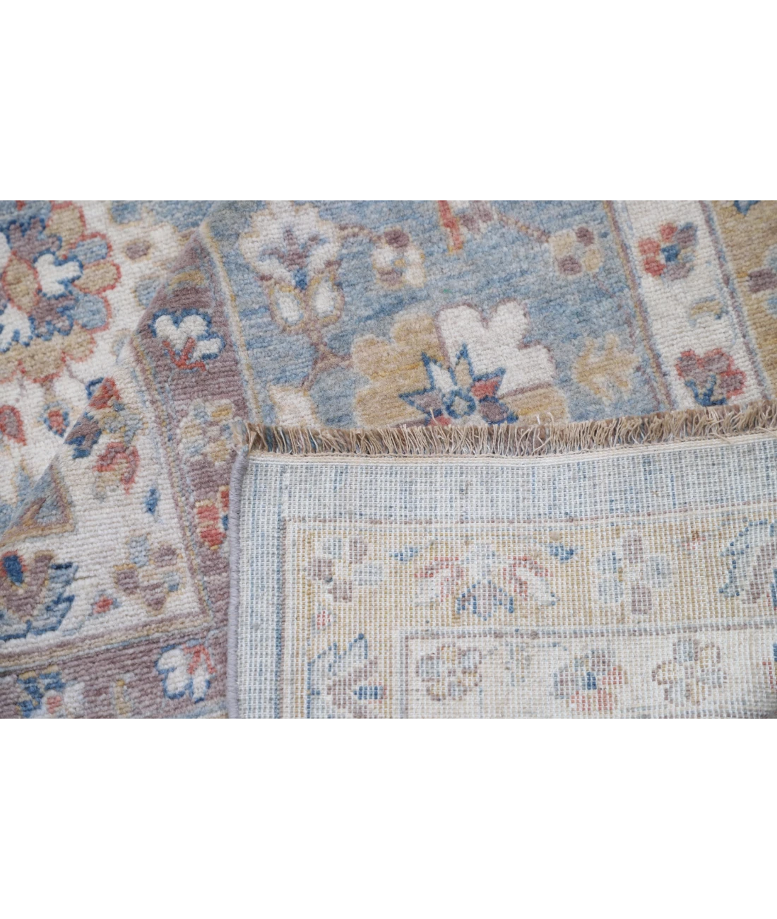 Power Loomed Pasha Wool Rug 11' 10" X 14' 9" 11' 10" X 14' 9" (361 X 450) / Blue / Blue