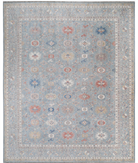 Power Loomed Pasha Wool Rug 11' 10" X 14' 9" 11' 10" X 14' 9" (361 X 450) / Blue / Blue