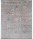 Power Loomed Pasha Wool Rug 12' 0" X 14' 10" 12' 0" X 14' 10" (366 X 452) / Blue / Blue