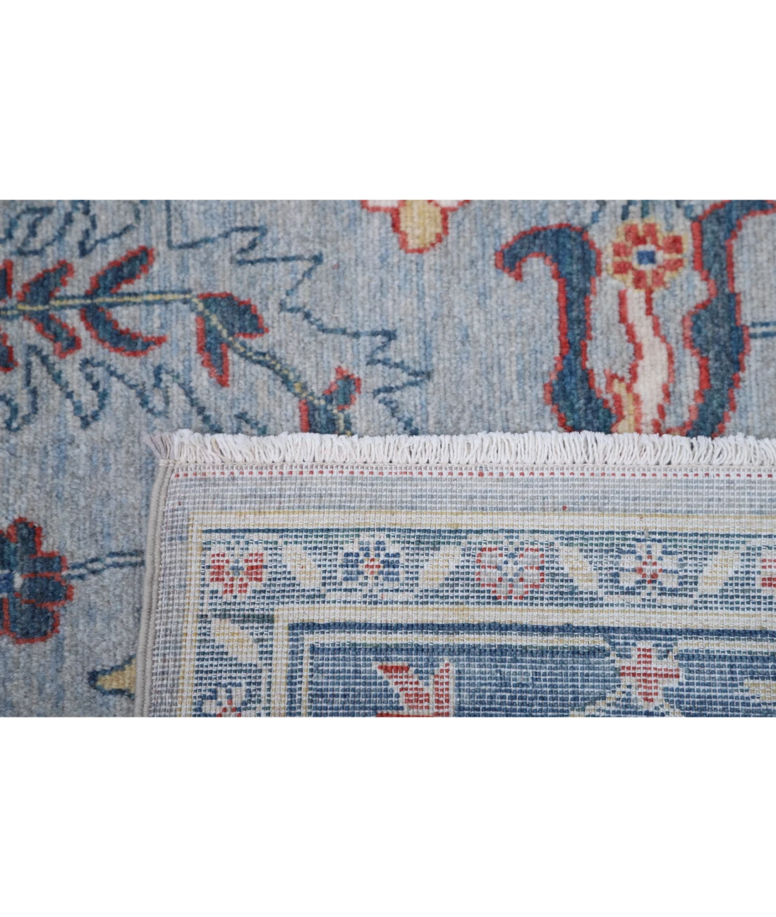 Power Loomed Pasha Wool Rug 7' 11" X 10' 0" 7' 11" X 10' 0" (241 X 305) / Grey / Blue