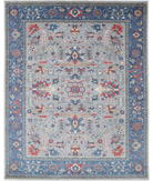 Power Loomed Pasha Wool Rug 7' 11" X 10' 0" 7' 11" X 10' 0" (241 X 305) / Grey / Blue