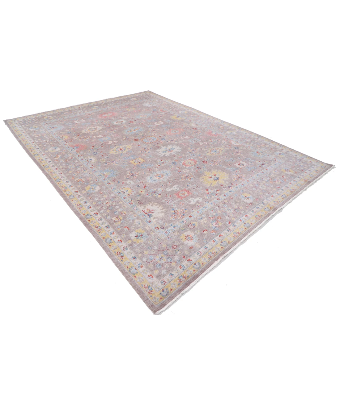 Power Loomed Pasha Wool Rug 8' 9" X 11' 11" 8' 9" X 11' 11" (267 X 363) / Brown / Brown