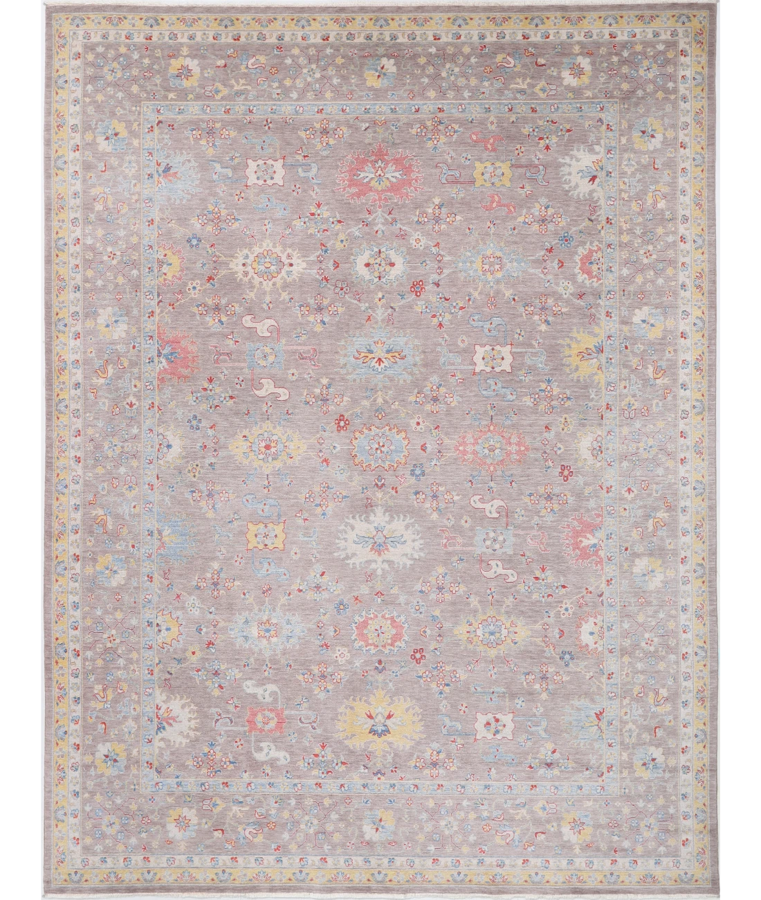 Power Loomed Pasha Wool Rug 8' 9" X 11' 11" 8' 9" X 11' 11" (267 X 363) / Brown / Brown