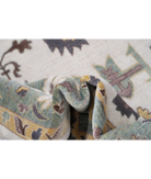 Power Loomed Pasha Wool Rug 7' 10" X 9' 10" 7' 10" X 9' 10" (239 X 300) / Ivory / Green