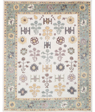 Power Loomed Pasha Wool Rug 7' 10" X 9' 10" 7' 10" X 9' 10" (239 X 300) / Ivory / Green